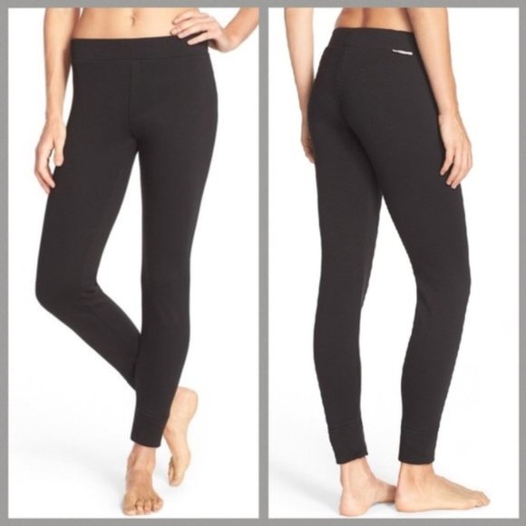 Ugg Goldie Black Fleece Lined Leggings 